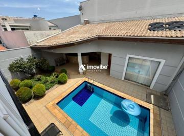 Casa · 397m² · 3 Quartos · 4 Vagas · SOBRADO COM 3 SUÍTES, AMPLA SACADA, PISCINA E GOURMET EM AMERICANA/SP