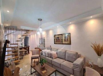 Casa · 136m² · 3 Quartos · 2 Vagas · Sobrado em Vila Primavera