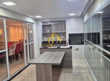 Apartamento · 155m² · 3 Quartos · 3 Vagas · Locação apto 155 m² 3 suítes vista livre mobiliado Domo Life Centro- SBC
