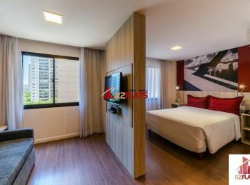 Apartamento · 38m² · 1 Quarto · 1 Vaga · Flat com ótimo preço no bairro Moema. Confira!