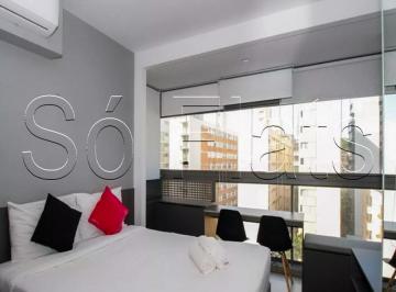 Apartamento · 27m² · 1 Quarto · Studio na Oscar Freire Pronto para Renda com Alta Liquidez em Pinheiros