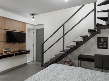 Apartamento · 60m² · 1 Quarto · 1 Vaga · Flat duplex no coração da Vila Olímpia com terraço gourmet e ofurô privativo!