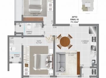 Apartamento en Venda de 2 quartos Itapeva · Apartamento com 2 dormitórios á venda em Torres RS