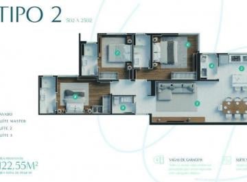 Apartamento 198m² Venda Itacolomi · Ocean Park - Vetter -Apartamento 2402 Torre Sul
