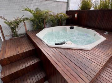 Apartamento · 124m² · 2 Quartos · 2 Vagas · Apartamento Garden Mobiliado | 2 quartos | Jacuzzi e Vista Mar no Continente