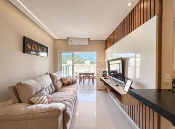 Foto 01 · Apartamento com 2 suítes e varanda gourmet na praia do Itaguá em Ubatuba!