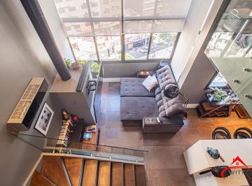 Apartamento · 67m² · 1 Quarto · 2 Vagas · Apartamento Duplex, 1D com lareira no bairro Rio Branco