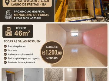 Comercial , Lauro de Freitas · PONTO COMERCIAL TERRÉO LOCAÇÃO 46M²- CAJI