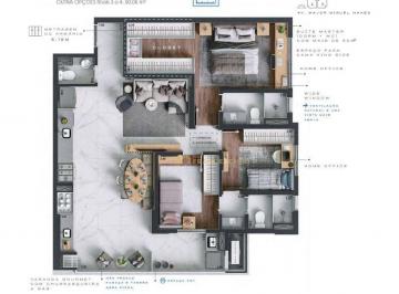 Apartamento · 91m² · 3 Quartos · Apartamento para venda em Jardim Das Colinas de 91.00m² com 3 Quartos e 3 Suites