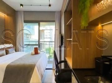 Apartamento · 21m² · 1 Quarto · Studio Mobiliado em Moema Próximo ao Metrô e ao Ibirapuera com Alto Potencial de Renda