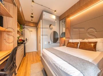 Apartamento · 21m² · 1 Quarto · Studio Mobiliado em Moema Próximo ao Metrô e ao Ibirapuera com Alto Potencial de Renda