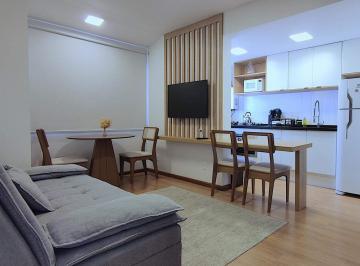 Apartamento · 58m² · 1 Vaga · APARTAMENTO MOBILIADO NO CENTRO DE GRAMADO
