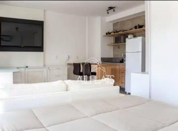 Quarto integrado com a sala · Apartamento com 1 quarto à venda, 40 m² - Vila Nova Conceição - São Paulo/SP