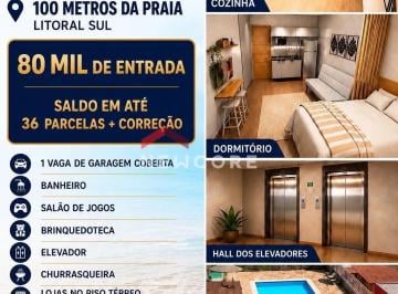 Apartamento · 22m² · 1 Quarto · 1 Vaga · Apartamento em Avenida São Paulo - Centro - Mongaguá/SP