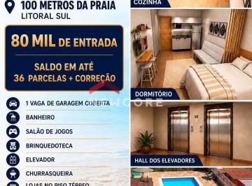 Apartamento · 22m² · 1 Quarto · 1 Vaga · Apartamento em Avenida São Paulo - Centro - Mongaguá/SP