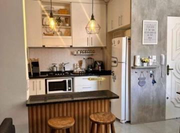 Sala/cozinha · Apartamento com 2 dormitórios para alugar, 67 m² por R$ 3.396,11/mês - Osvaldo Cruz - São Caetano do