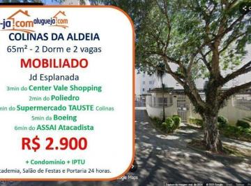 65b97d3f785ad02761d238889fc2d74047f91225 · Apartamento com 2 dormitórios para alugar, 65 m² por R$ 3.545/mês - Jardim Esplanada - São José dos