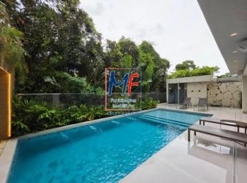 Casa · 515m² · 6 Quartos · Casa em cond. fechado à venda Bertioga, 6 suítes, academia, área gourmet, sauna, piscina aquecida, 4