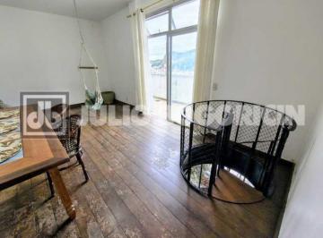 Apartamento · 120m² · 1 Quarto · 1 Vaga · Tijuca, Cobertura charmosa duplex, Sala no conceito aberto, de 1 quarto, dependê