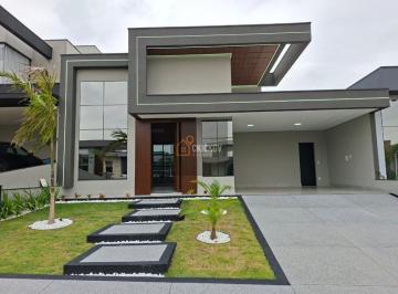 Casa · 225m² · 3 Quartos · 4 Vagas · Casa Nova e moderna à venda no condomínio Residencial Dona Maria José em Indaiatuba. Com área constr