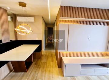Apartamento · 81m² · 3 Quartos · 3 Vagas · MUDE JÁ - Ed. Natalia Club House - NOVO, MOBILIADO e DECORADO no CENTRO de Indaiatuba.   Com 81m² de