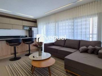 Apartamento · 50m² · 1 Quarto · 1 Vaga · Apartamento mobiliado de 50m² com 1 quarto para alugar no bairro Cambuí, Campinas/SP