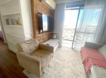 Apartamento · 52m² · 2 Quartos · 1 Vaga · Flat disponível para locação totalmente moderno na Vila Olímpia, próx da Av. dos Bandeirantes.