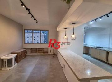 1b364c9843256475543002894061eac5a6574626 · Apartamento com 1 dormitório à venda, 57 m² por R$ 615.000,00 - Embaré - Santos/SP