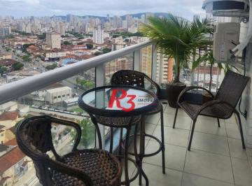 62c5396c4d5ca82e5776dd63c091b7f5cd198b16 · Apartamento com 2 dormitórios para alugar, 80 m² por R$ 7.500,02/mês - Macuco - Santos/SP