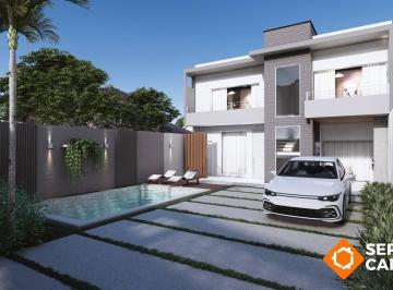 Casa · 115m² · 3 Quartos · 4 Vagas · SOBRADOS PÉ NA AREIA FRENTE MAR! 3 QUARTOS - PISCINA E AREA GOURMET!