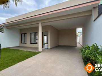 Casa · 165m² · 3 Quartos · 2 Vagas · CASA TÉRREA MODERNA A POUCOS PASSOS DO MAR! 3 QUARTOS - CIBRATEL 1 ITANHAEM