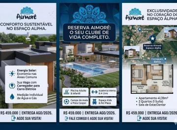 Casa de 2 quartos, Camaçari · RESERVA AIMORÉ / Apartamento com 2 Quartos à venda, 41m² - Bairro Novo