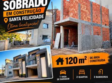 Casa 130m² Venda Santa Felicidade · Sobrado triplex em Santa felicidade 120m2