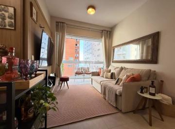Apartamento · 44m² · 1 Quarto · 1 Vaga · Apartamento 1 Suíte, Vista Mar, Vaga Demarcada e Quadra da Praia no Boqueirão - Santos SP