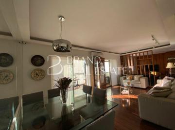 Apartamento · 147m² · 3 Quartos · 3 Vagas · Cobertura mobiliada à venda no Brooklin Paulista com 147m² 3 suítes e 3 vagas!