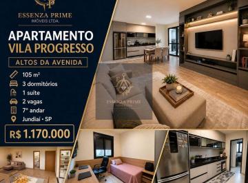 Apartamento · 105m² · 3 Quartos · 2 Vagas · Altos da Avenida - Apartamento à venda no Altos da Avenida Dias com 3 quartos, suíte e vista livre
