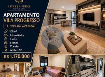 Apartamento · 105m² · 3 Quartos · 2 Vagas · Altos da Avenida - Apartamento à venda no Altos da Avenida Dias com 3 quartos, suíte e vista livre