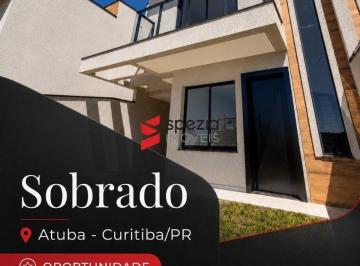 Casa · 104m² · 3 Quartos · 2 Vagas · Sobrado para venda em Atuba de 103.56m² com 3 Quartos, 1 Suite e 2 Garagens