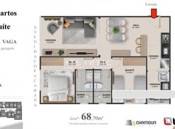 Apartamento · 64m² · 2 Quartos · 1 Vaga · Apartamentos de 2 quartos com suíte a partir de 64,85 m² - Praia do Morro - Guarapari / ES
