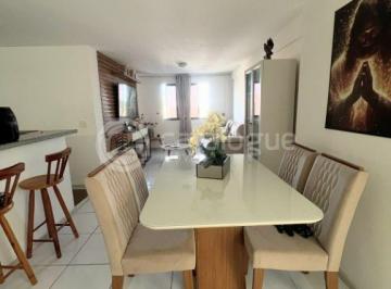 Apartamento · 94m² · 3 Quartos · 2 Vagas · Aluguel de 3 quartos sendo 1 suite mobiliado no Ed. Corais de Ponta Negra
