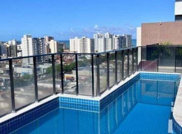 Piscina · Apartamento com 2 dormitórios para alugar, 63 m² por R$ 3.500,00/mês - Jatiúca - Maceió/AL
