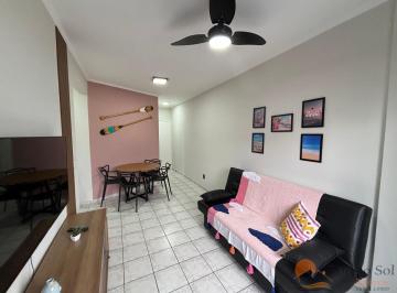 Apartamento · 48m² · 1 Quarto · 1 Vaga · Apartamento de 1 Dormitório com Sacada e Lazer Completo a 290m da Praia na Aviação - Praia Grande/SP
