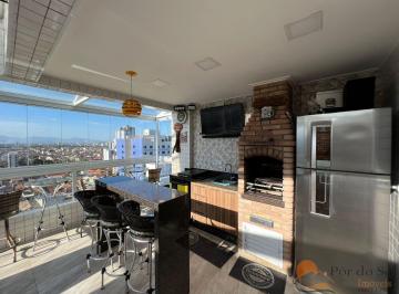 Apartamento · 143m² · 3 Quartos · 2 Vagas · Apartamento Alto Padrão com 3 Suítes, Espaço Gourmet e Lazer Completo no Caiçara - Praia Grande/SP