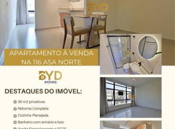 Apartamento de 1 quarto, Brasília · APARTAMENTO À VENDA | CLN 116 NORTE – EDIFÍCIO VENEZA