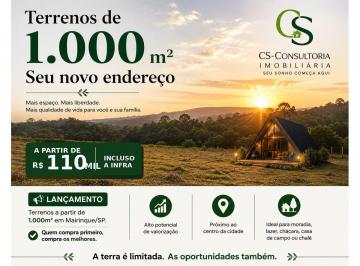 Terreno , Mairinque · LANÇAMENTO MAIRINQUE | 1.000m² por R$ 110 Mil