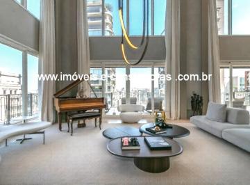 Apartamento · 911m² · 4 Quartos · 8 Vagas · Cobertura quadriplex mobiliado a venda Itaim Bibi 911 m² 4 suítes 8 vagas + lazer privativo