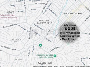 localizacao-maps1759779451721.png · Lote Terreno Plano à venda, 200m2 - Vila Medeiros, São Paulo, SP