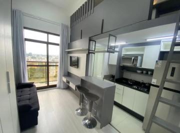 Apartamento de 1 quarto, Curitiba · STUDIO DUPLEX MOBILIADO 21 M2 1 VAGA ECOVILLE