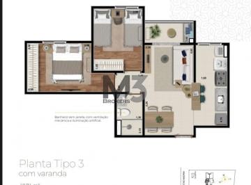 Apartamento · 55m² · 2 Quartos · Apartamento à venda em Campinas, Mansões Santo Antônio, com 2 quartos, com 55 m², Una Mansões