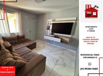 Apartamento de 2 quartos, Valparaíso de Goiás · Apto 2 Qts 3° Andar Residencial Paris Esplanada III